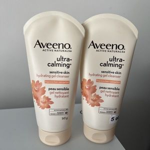 (2) AVEENO Ultra-Calming Sensitive Skin Hydrating Gel Cleanser 5 fl.oz (141 g)
